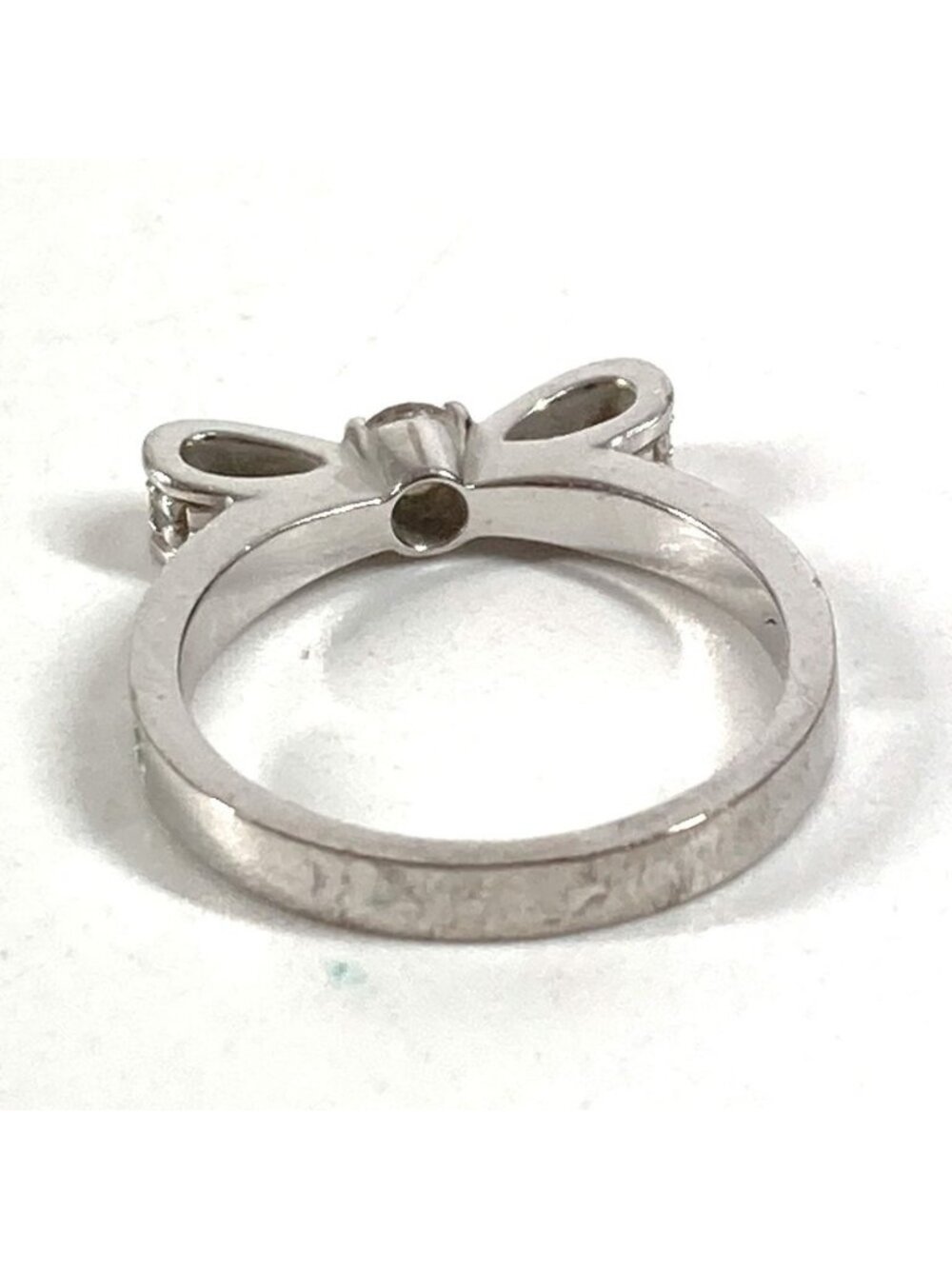 Chanel Ring Ribbon Diamond Silver - Picture 8 of 11
